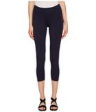 Eileen Fisher Cropped Leggings (midnight) Women's Casual Pants