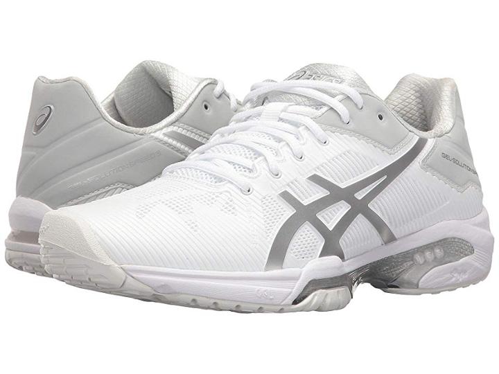 Asics Gel-solution(r) Speed 3 (white/silver) Women's Tennis Shoes