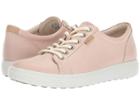 Ecco Soft 7 Sneaker (rose Dust Cow Leather) Women's Lace Up Casual Shoes