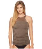 Prana Catrin Tankini (muted Truffle) Women's Swimwear