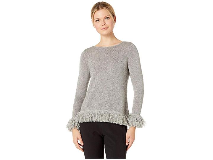 Nic+zoe Run Around Top (greystone) Women's Clothing