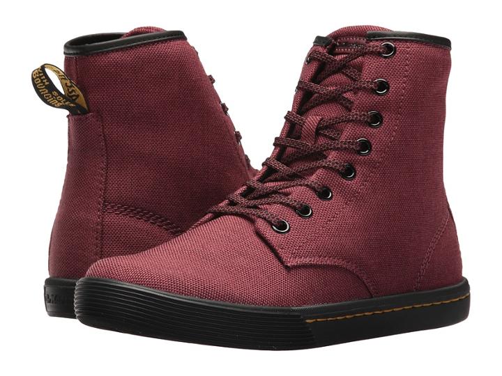 Dr. Martens Sheridan (cherry Red/apple Butter Woven Textile/cherry Red T Lamper) Women's Boots