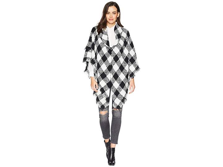 Collection Xiix Buffalo Check Jacket (white) Women's Coat