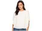 1.state Ruffle Shoulder Bell Sleeve Blouse (antique White) Women's Blouse