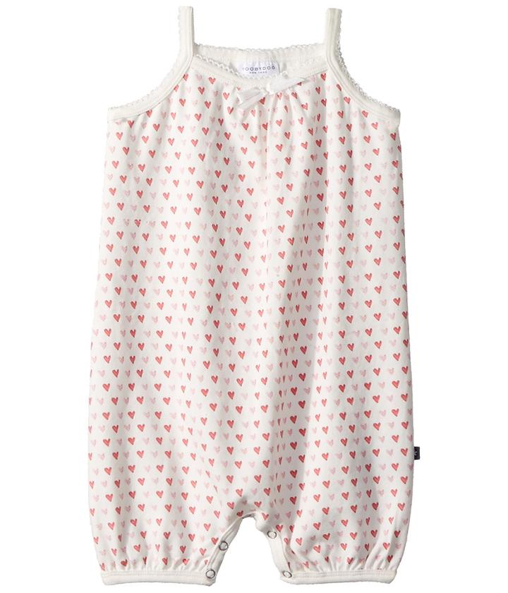 Toobydoo Hearts Tank Romper (infant) (multi) Girl's Jumpsuit & Rompers One Piece