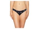 Rvca Danger Beach Cheeky Bottom (black) Women's Swimwear