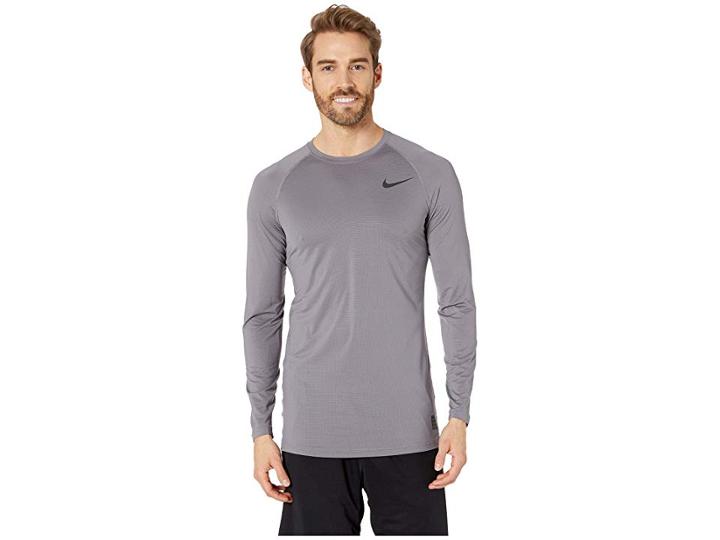 Nike Breath Top Long Sleeve (gunsmoke/gunsmoke) Men's Clothing