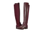 Franco Sarto Benner By Sarto (dark Burgundy Leather/stretch Lycra) Women's Boots