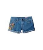 Blank Nyc Kids Embroidered Cut Off Shorts In In Bloom (big Kids) (in Bloom) Girl's Shorts