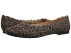 Athena Alexander Toffy (black Leopard Fabric) Women's Flat Shoes