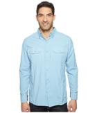 Kuhl Thrive Long Sleeve Shirt (alaskan Blue) Men's Long Sleeve Button Up
