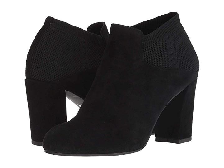 Eileen Fisher Marcy (black Suede/stretch) Women's Boots