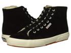 Superga 2795 Suefurw (black Suede) Women's Shoes
