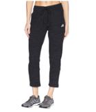 Adidas Sport 2 Street 7/8 Pants (black Melange/white) Women's Casual Pants