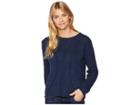Roxy Glimpse Of Romance Crew Neck Sweater (dress Blues) Women's Sweater