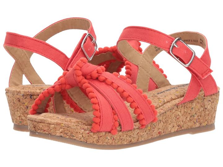 Hanna Andersson Karena (toddler/little Kid/big Kid) (sunny Red) Girls Shoes