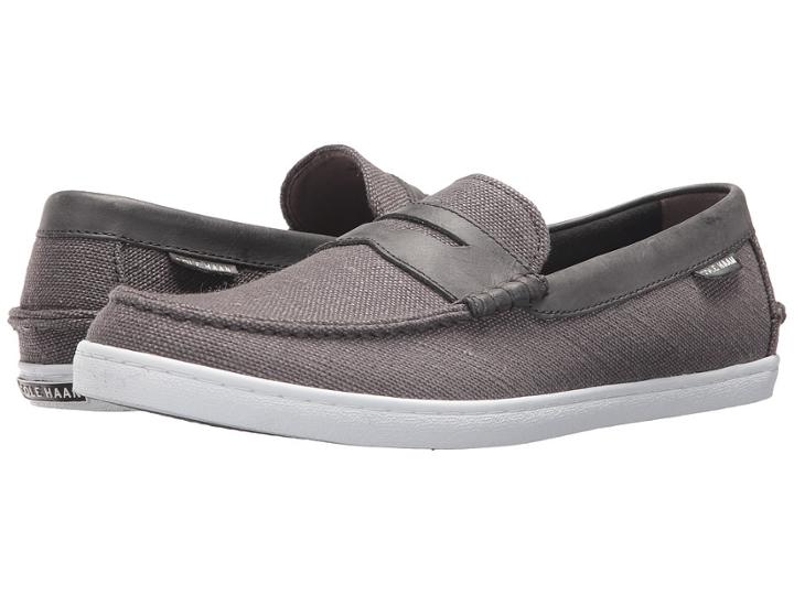 Cole Haan Pinch Weekender Textile (grey Slubby Canvas) Men's Shoes
