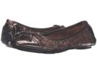 Anne Klein Buttons Flat (bronze Multi Snake) Women's Flat Shoes