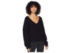 Free People Take Me Places Pullover (black) Women's Long Sleeve Pullover