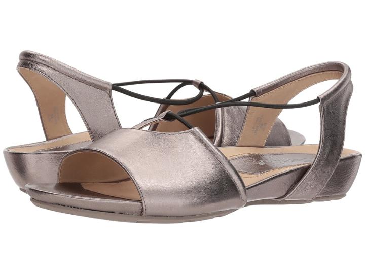 Earth Lacona Earthies (dark Silver Metallic Leather) Women's  Shoes