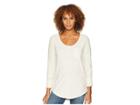 Woolrich Meadow Forks Long Sleeve Tee (ivory) Women's Long Sleeve Pullover
