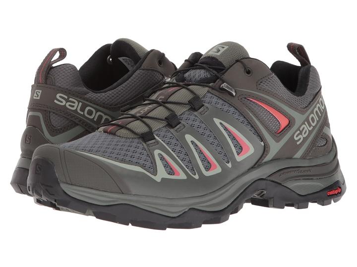 Salomon X Ultra 3 (shadow/castor Gray/mineral Red) Women's Shoes