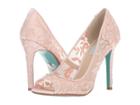 Blue By Betsey Johnson Adley (blush) High Heels