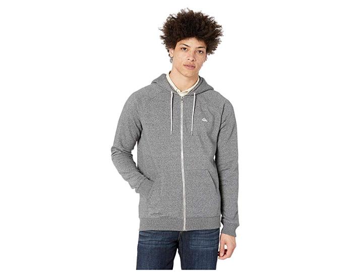 Quiksilver Everyday Zip (dark Grey Heather) Men's Clothing