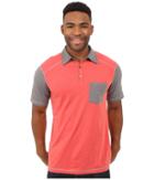 Ecoths Hayden Polo (chipotle) Men's Short Sleeve Knit