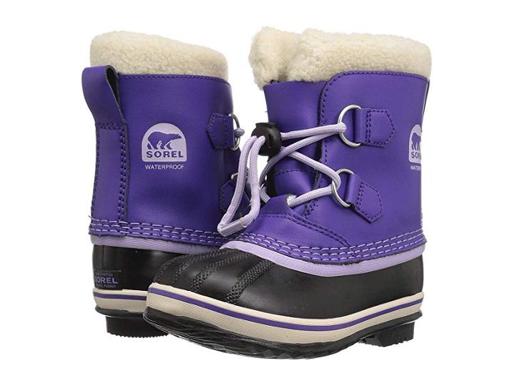 Sorel Kids Yoot Pac Tp (toddler/little Kid) (emperor/morning Mist) Girls Shoes