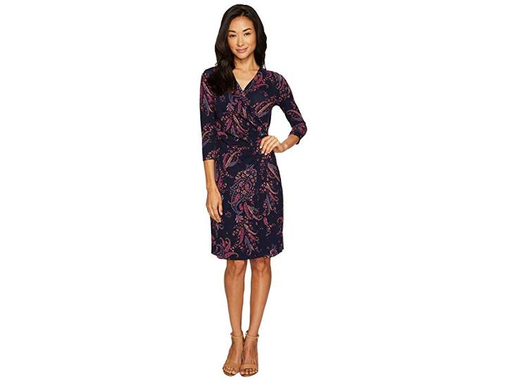 Tommy Bahama Paisley Daze Short Dress (ocean Deep) Women's Dress