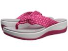 Clarks Arla Glison (bright Rose Textile/pink Dots) Women's Sandals