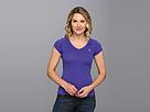 U.s. Polo Assn - Solid V-neck Tee (purple Orchid)