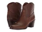 Frye Jolene Pull-on Short (brown Smooth Pull-up) Women's  Boots