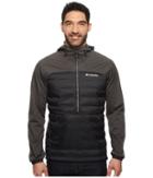 Columbia Bonus Mile Hybrid Pullover (black/black Heather) Men's Coat