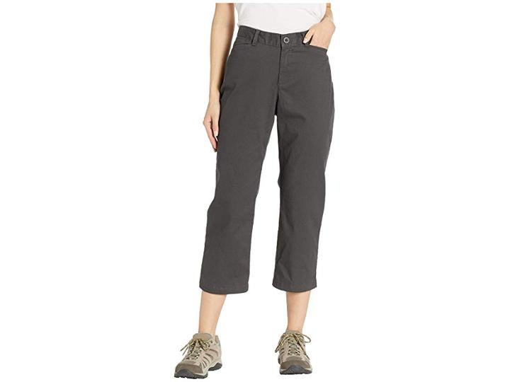 Eddie Bauer Stretch Legend Wash Crop Pants (carbon) Women's Casual Pants