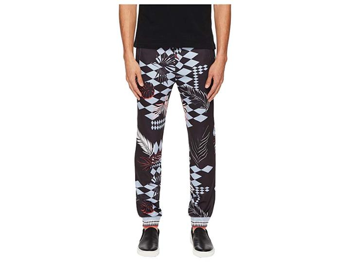 Versace Jeans Couture Exploded Graphic Sweatpants (black) Men's Casual Pants