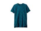 Under Armour Kids Ua Baseline Novelty Tee (big Kids) (tourmaline Teal/white/tokyo Lemon) Boy's T Shirt