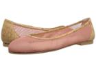 French Sole Bravo (rose Gold Mesh Cork) Women's Flat Shoes