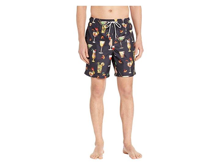 U.s. Surf Club Cocktails Swim Shorts (black) Men's Swimwear