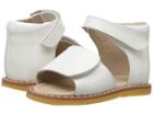 Elephantito Claire Sandal (toddler) (white) Girls Shoes
