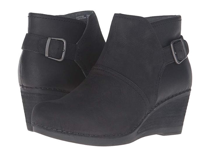 Dansko Shirley (black Nubuck) Women's Boots