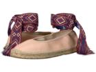 Free People Maya Wrap Espadrille (pink) Women's Shoes
