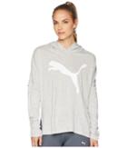 Puma Urban Sports Light Cover-up (light Gray Heather 1) Women's Sweatshirt