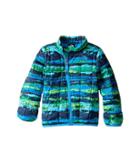 The North Face Kids Thermoball Full Zip Jacket (infant) (clear Lake Blue Horizon Print -prior Season) Kid's Coat