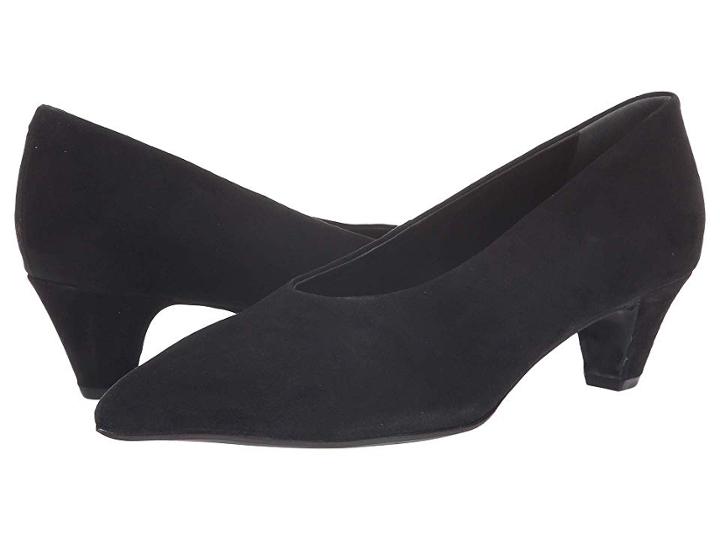 Seychelles Delta Pump (black Suede) High Heels