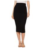 Michael Stars Pencil Skirt W/ Shirring (black) Women's Skirt
