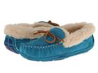 Acorn Sheepskin Moxie Moc (turquoise) Women's  Shoes