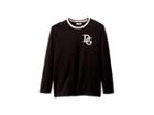 Dolce & Gabbana Kids Insignia Jersey Long Sleeve T-shirt (toddler/little Kids) (black) Boy's T Shirt