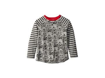 Hatley Kids Forest Animals Raglan Tee (toddler/little Kids/big Kids) (grey) Boy's T Shirt